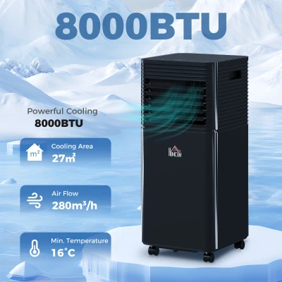 HOMCOM 8000 BTU 4-In-1 Portable Air Conditioner 27m²