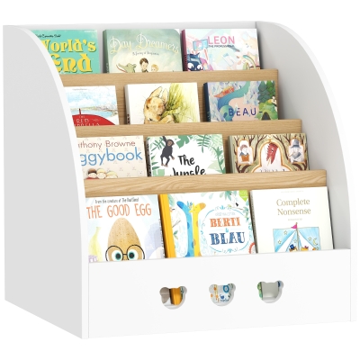 AIYAPLAY Scaffale per Bambini 60x53x60 cm Legno Naturale