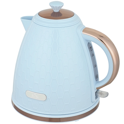 HOMCOM 3kW Honeycomb Kettle Rapid Boil Light Blue