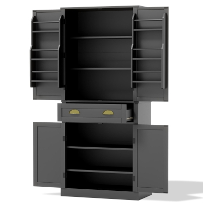 Armadio contenitore moderno Nero