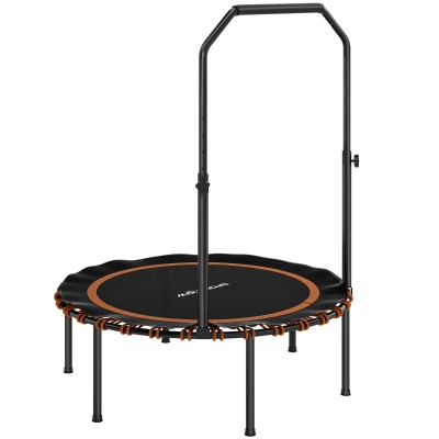 SPORTNOW Foldable Fitness Trampoline 40'' Adjustable Orange