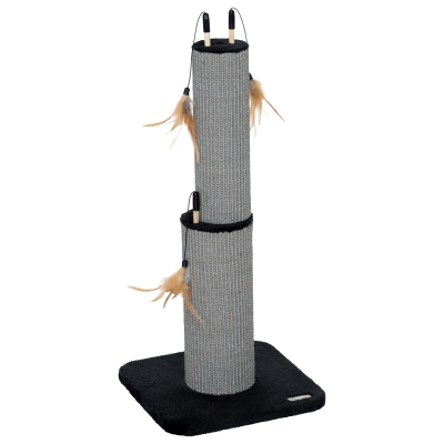 cat scratching post 35W x 35D x 78Hcm Black