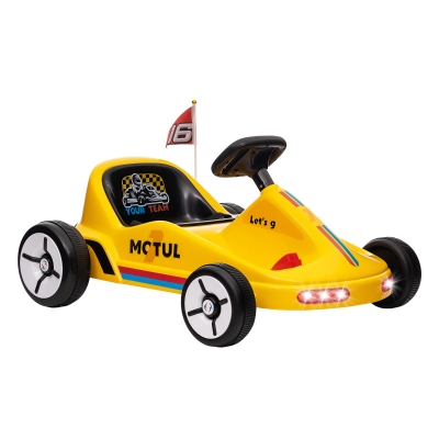 electric go kart 85L x 70W x 45Hcm Yellow