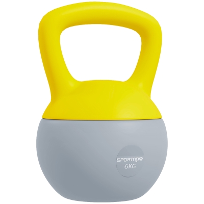 Kettlebell 19W x 19D x 28Hcm Yellow and Grey