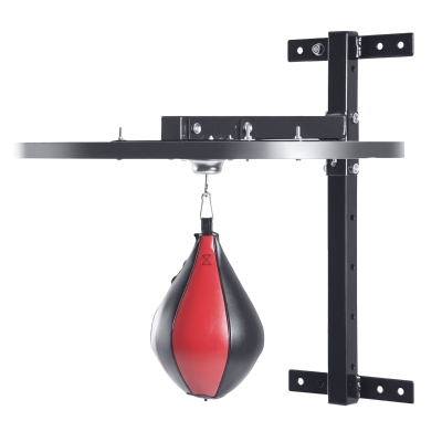 HOMCOM piattaforma boxe speed ball 63cm x 60cm x 72.5cm nero