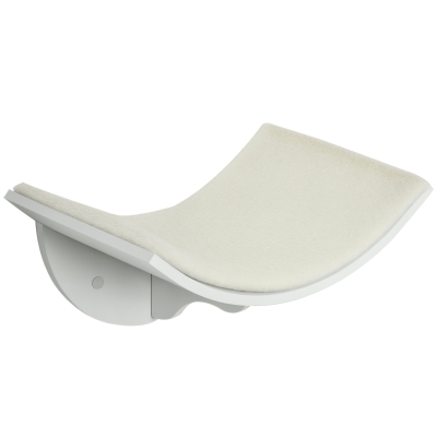PawHut Wall-Mounted Cat Shelves White 41x28x21cm