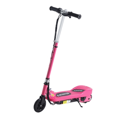 Electric Scooter 74L x 36W x 82.5-92.5Hcm Pink