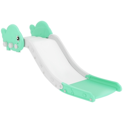 AIYAPLAY Kids Slide HDPE Sofa/Bed Use Easy Storage Green