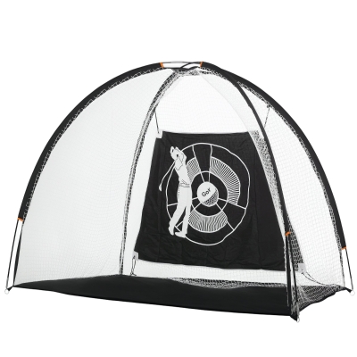 Golf Practice Goal 200cmx100cmx140cm Black