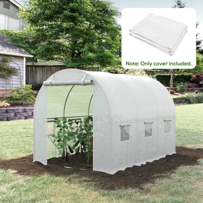 Outsunny Greenhouse Replacement Cover 3x2m White