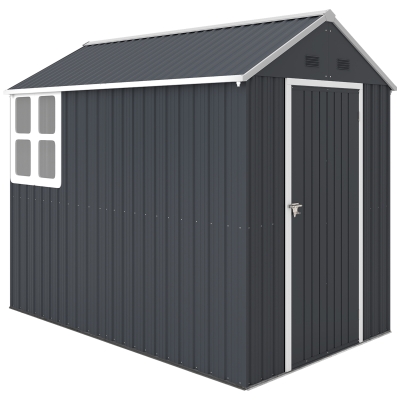 Magazie Gradina Otel Galvanizat si PP, 259x171x222 cm