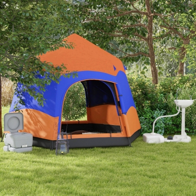 Outsunny campingspoelbak met opvangbak, zeepdispenser, 17L watertank, verrijdbaar, lichtgrijs