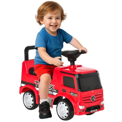 HOMCOM Kids Ride On Car Mercedes Benz Red Foot-to-Floor