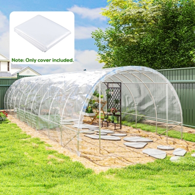 Greenhouse Cover 6W x 10D m Clear