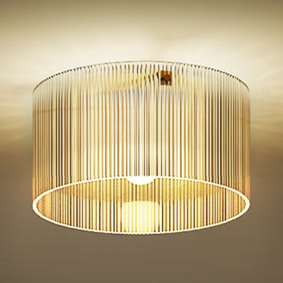 HOMCOM Plafonier LED 40W cu bază E27 modern pentru sufragerie, hol, sufragerie, bucătărie, transparent