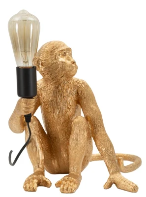 Lampă De Masă Design Maimuță Șezută Auriu Cm 33X33X30