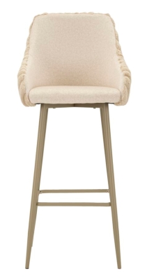 Scaun De Bar Alaska -A- Set 2 Bucăți Cm 52X46X111 (Înălțime Șezut Cm 78)