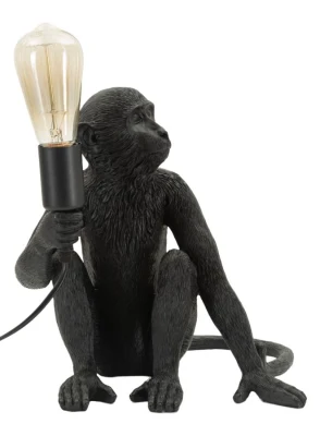 Lampă De Masă Design Maimuță Șezută Neagru Cm 33X33X30