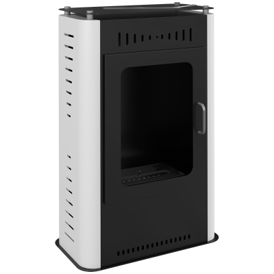 HOMCOM Lareira Fogão a Etanol com Reservatório 1,2L 3H de Duração de Combustão Cobertura 20 a 25 m² 50x27x82 cm Preto