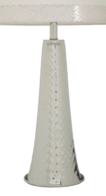 Lampă De Masă Tower Argintie Cm 30 X 52