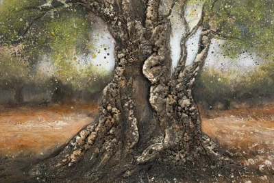 Pictura Pe Panza, Maslin,  -C- Cm 120X3,8X78