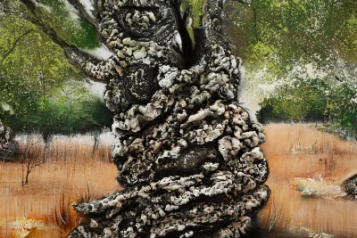 Pictura Pe Panza, Maslin,  -A- Cm 120X3,8X78