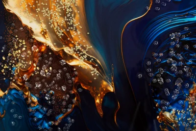 Pictura Pe Panza, Lacuita, Cu Rama,  -A- Cm 60X4X88