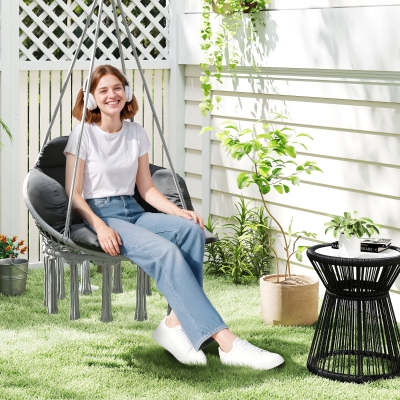Hammock Chair 80 x 60 x 40 cm Dark Grey