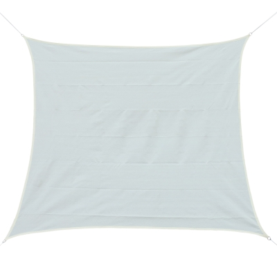 Outsunny Voal de umbrire rectangular 3 x 3 m - Protecție UV - Culoare crem