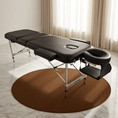 Portable Aluminium Massage Table, Black