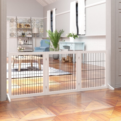 PawHut Barrier Gate for Dogs - Versatile and Sturdy Protective Gate