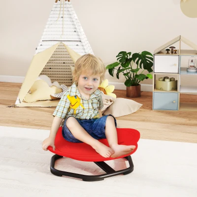 AIYAPLAY Kids Swivel Chair Sensory Training Red