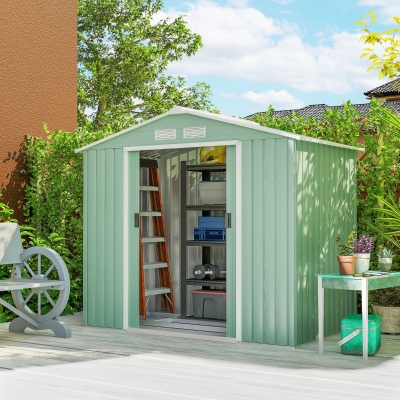 Outsunny Abri de Jardin 2,5 m² Vert