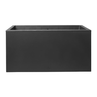 Elho Bac a fleurs Vivo Next Long 60 - L 59 x W 30 x H 29 cm - Intérieur,Extérieur - 100% recyclé - Noir