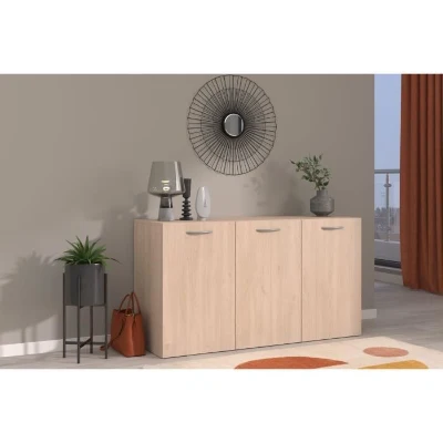 Buffet - EASY LIFE - 126 x 69,3 x 41,5 cm - Chene  - 3 portes - PARISOT