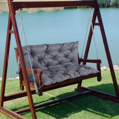 Outsunny Outdoor Replacement Cushions for Garden Bench Swing Chair with Backrest, Seat Pad  (100 x 98 cm, 2 Seater)