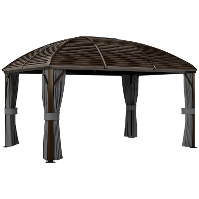 Gazebo 398cm x 298cm x 280cm Dark Grey