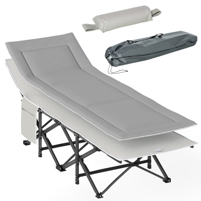 Outsunny opklapbaar campingbed 188 cm x 64,5 cm x 53 cm