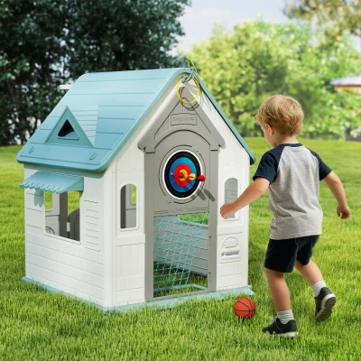 AIYAPLAY Casetta Bimbi 5 in 1 in PP Multicolore 132x118x124 cm