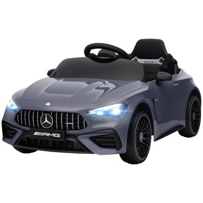 AIYAPLAY Voiture Électrique Enfants 12V Mercedes LED Gris