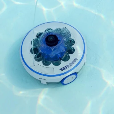 GRE - Robot a batterie rechargeable pour Piscine hors-sol jusqu'a 7,30 x 3,75m - Puissance 27W