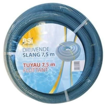 Tuyau flottant pour aspirateur de fond - BSI - 7,5m - Robuste et durable - Sécurisé pour liner