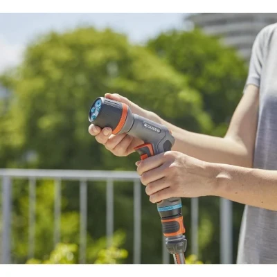 Pistolet d'arrosage et nettoyage Comfort ecoPulse™ – Multiple type de jets – Verrouillage du jet – Garantie 5 ans (18304-20)