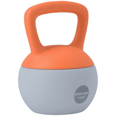 Kettlebell 21W x 21D x 30Hcm Orange and Grey