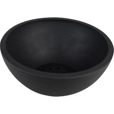 EDA Pot vasque GRAPHIT UP - 3,3L - Ø 25 cm x H 10 cm - Gris anthracite