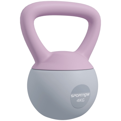 Kettlebell 19W x 15D x 25Hcm Purple and Grey