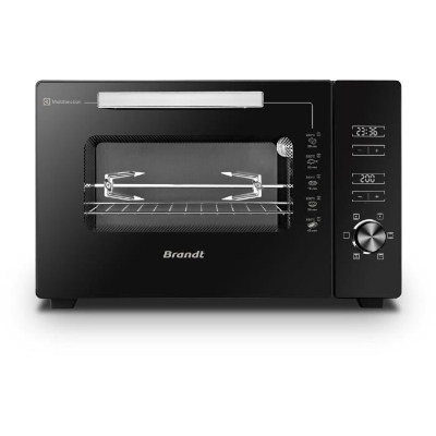 BRANDT - FC406MHB - Mini four 40L - Dimensions plat : 29*38 cm - Réglage de la température: 40 ? a 220 ?