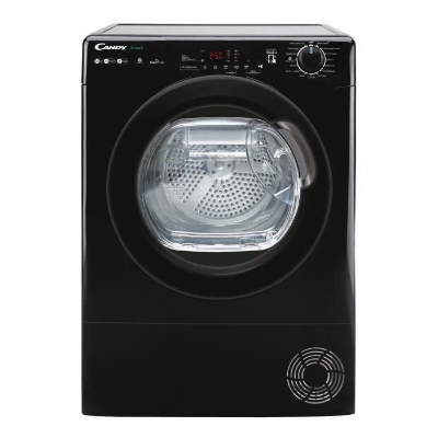 Seche-linge pompe a chaleur CANDY CSEH10A2DBEBX-47 Smart - 10 kg - Bac EasyCase - Connecté - Noir
