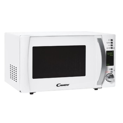 Micro-ondes Candy Timeless CMXW20DW 700W 20L Digital Blanc - Fonction Décongélation - 5 Niveaux de Puissance - 10 Menus Auto