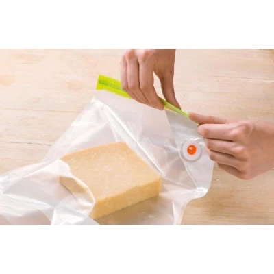 Sacs de congélation - BOSCH - MSZV0FB1 - Lot de 3 - 1,2 L - Fermeture a glissiere sous vide